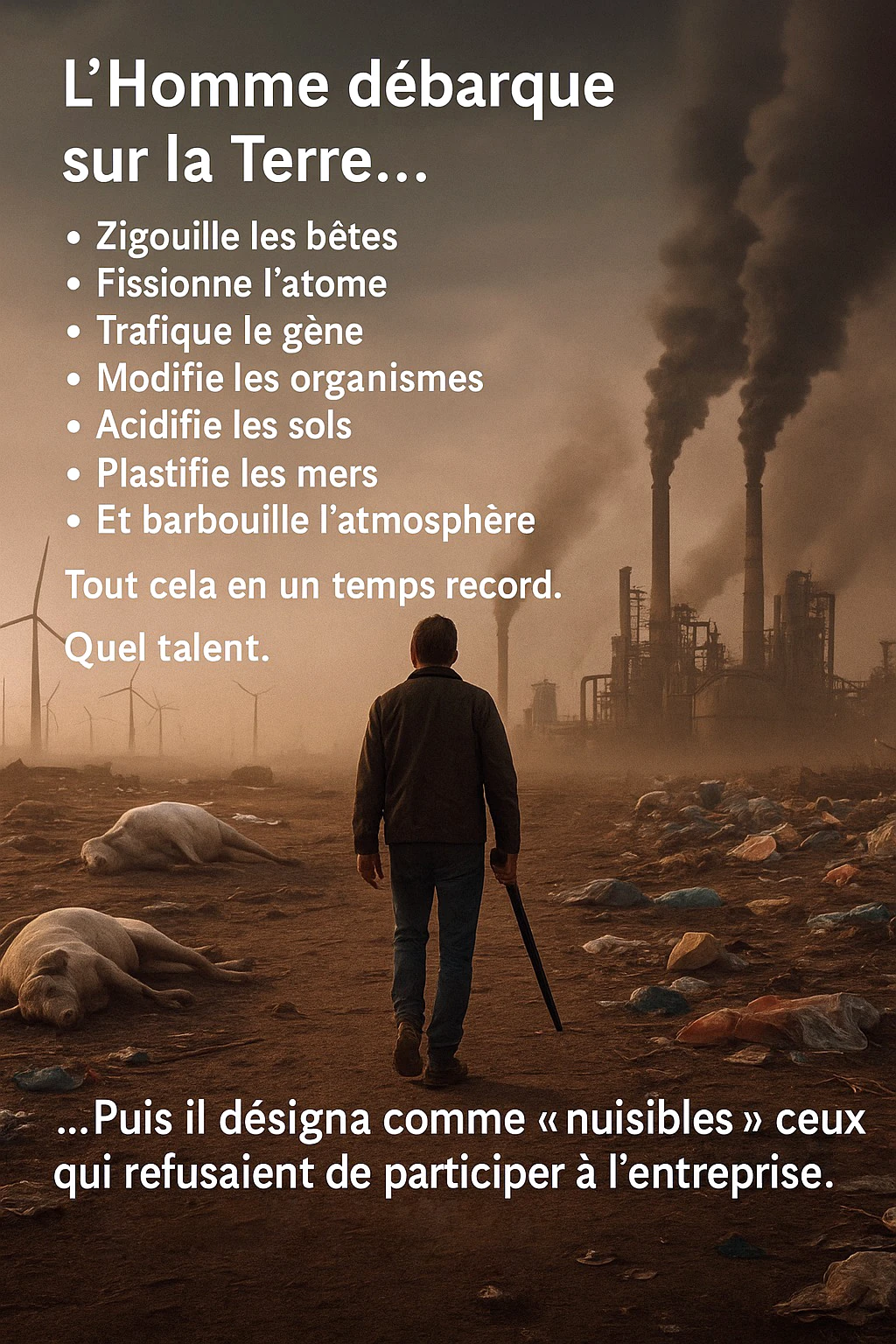 L’espèce qui transforme tout